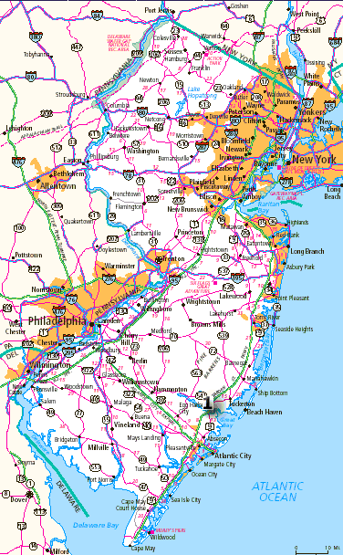 new jersey map